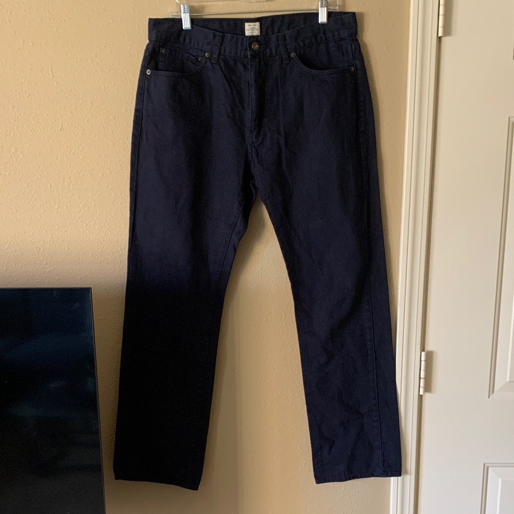 J. Crew Vintage Slim Straight Jeans in Navy